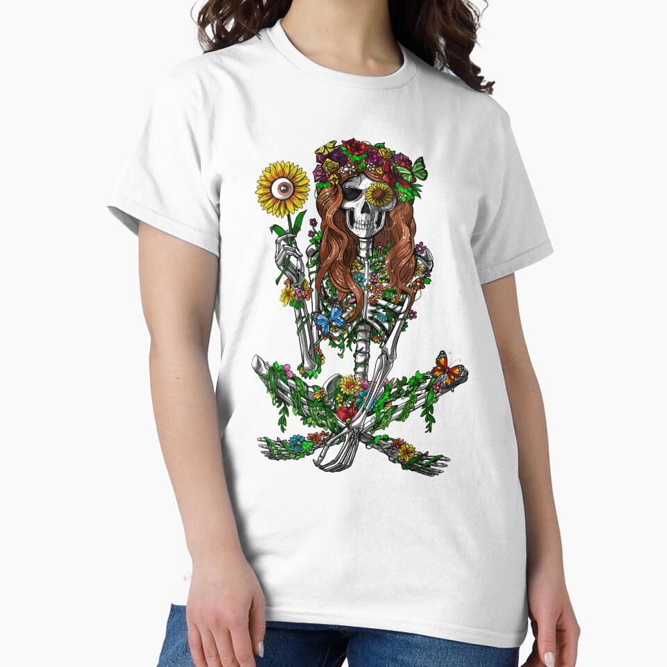 Skeleton Hippie by underheaven