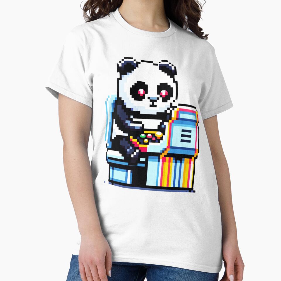 Arcade Panda Gamer by PixelPunkster