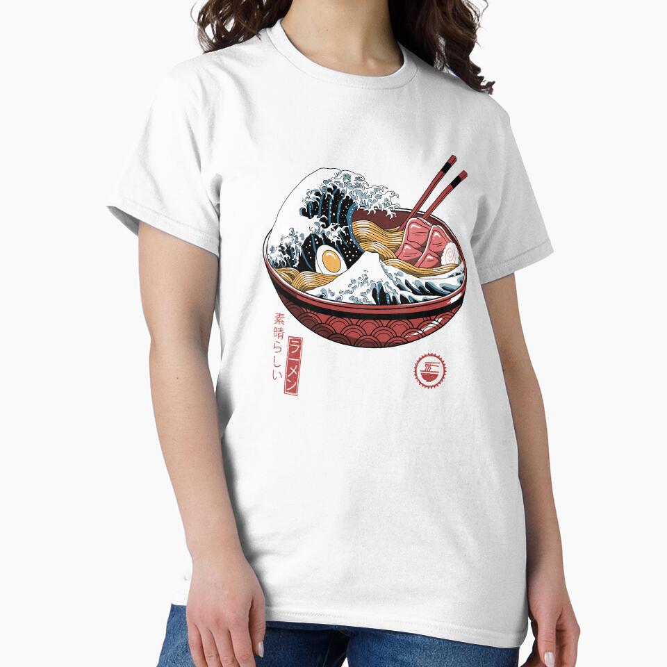 Great Ramen Wave White by vincenttrinidad