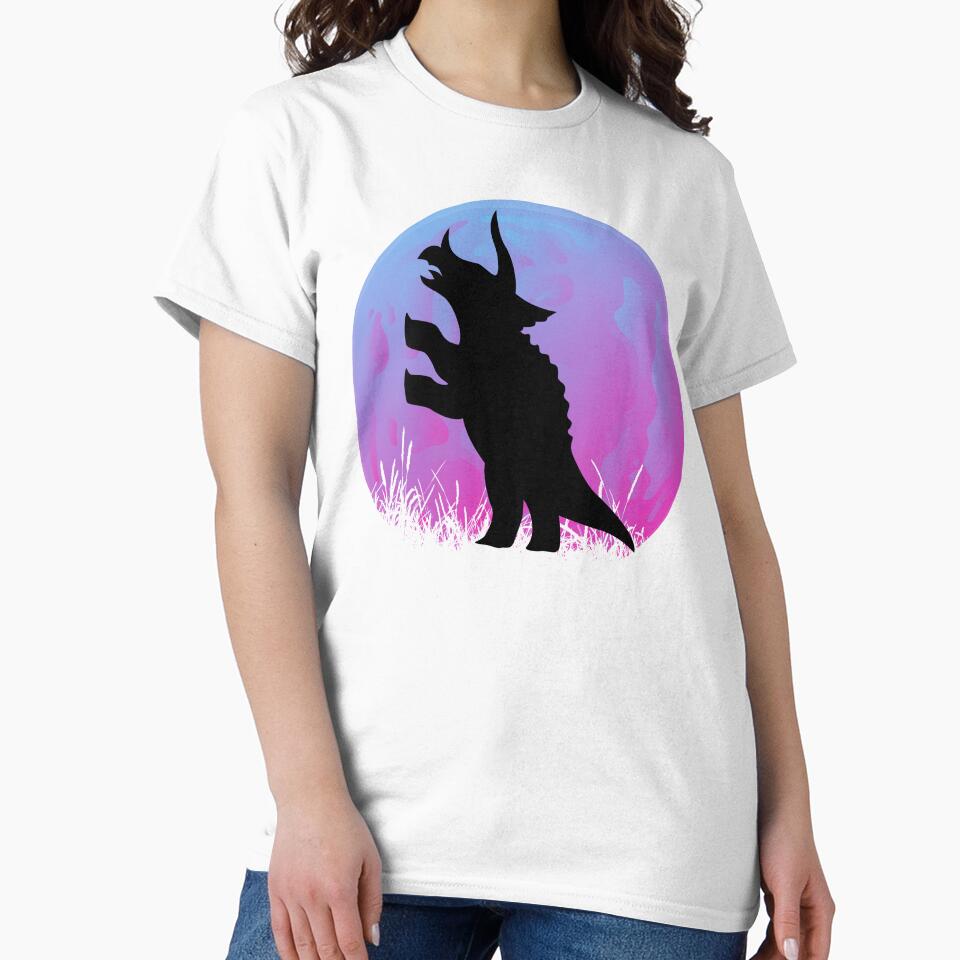 Triceratops Dinosaur T-Shirt by BSFT