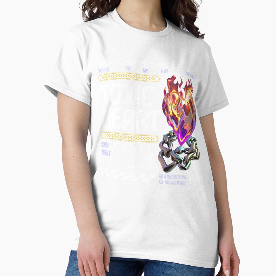 Toxic heart, 3d tee by xneii