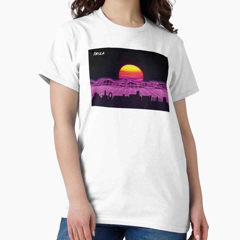 Ibiza Skyline Neon Nights by DFerraz