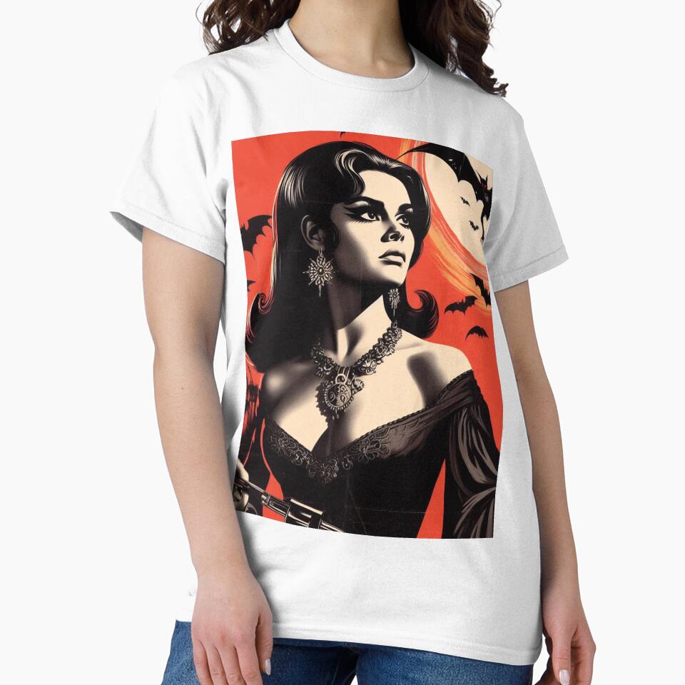 Vintage Goth Woman by PulpVintage