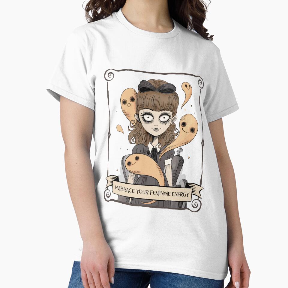 Embrace Your Feminine Energy Dark Feminine Shirt by ProApparelShop