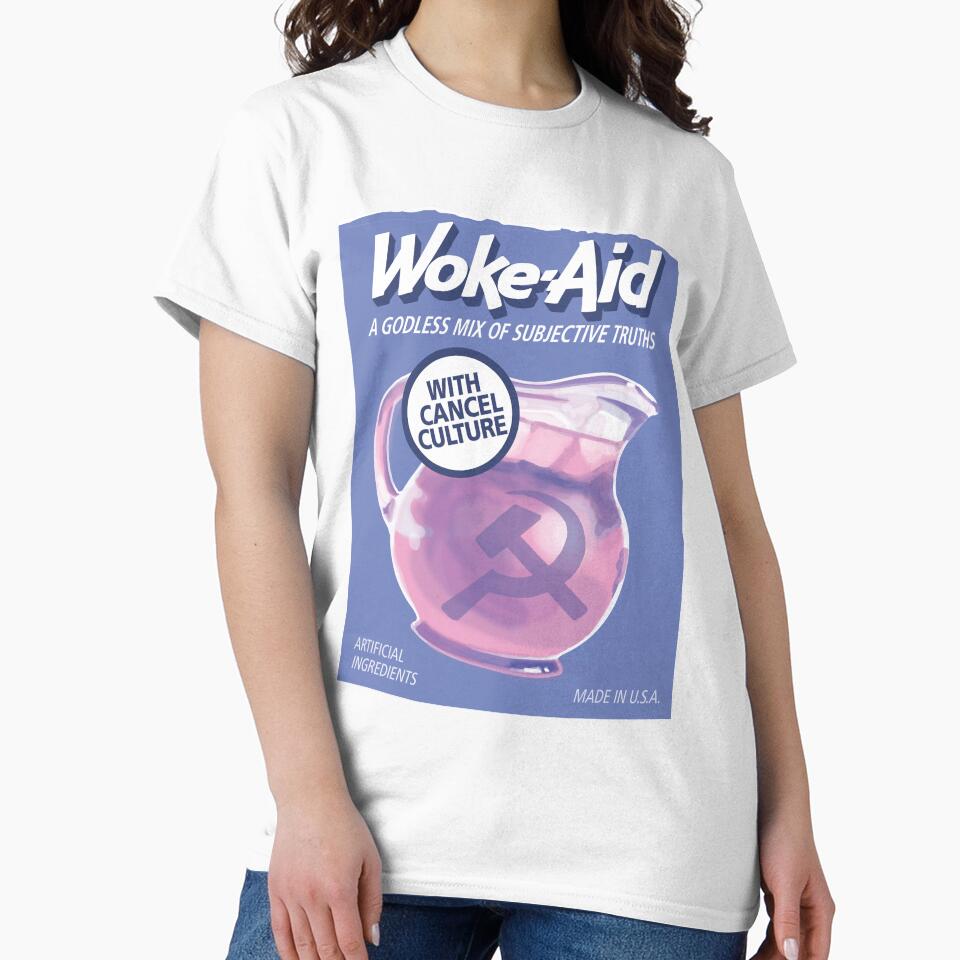 WOKE-AID on black field by skRB