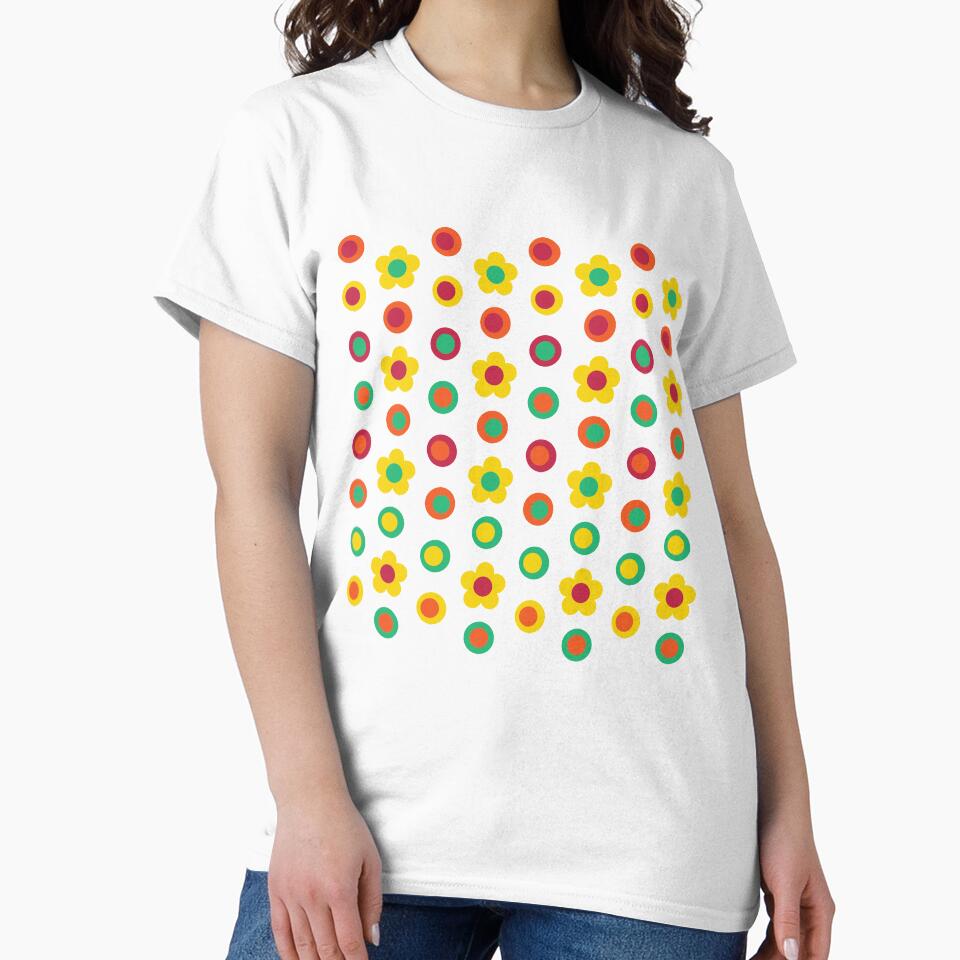 Retro Dots & Flowers by zeljkica
