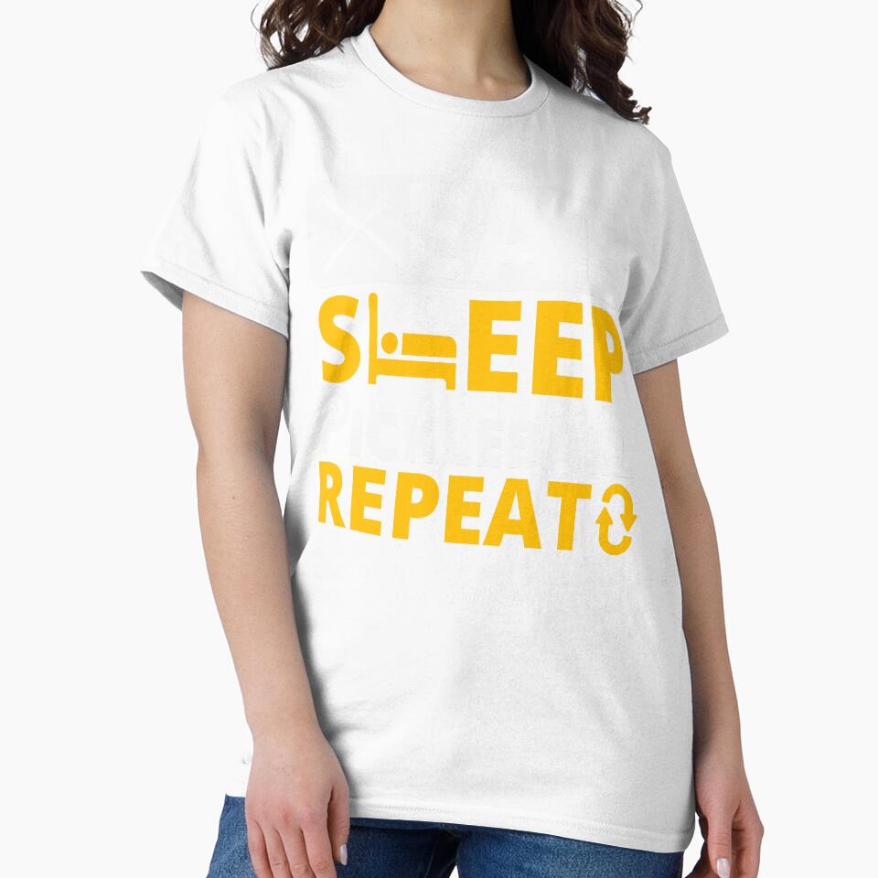 Eat Sleep Pickleball Repeat Funny Athletic Sport Mantra by Emporium