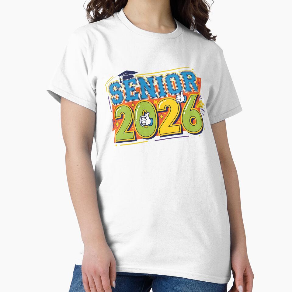 Senior 2026 – Colorful Celebration of Graduation Year Class of 2026 by Imaginationbeyond