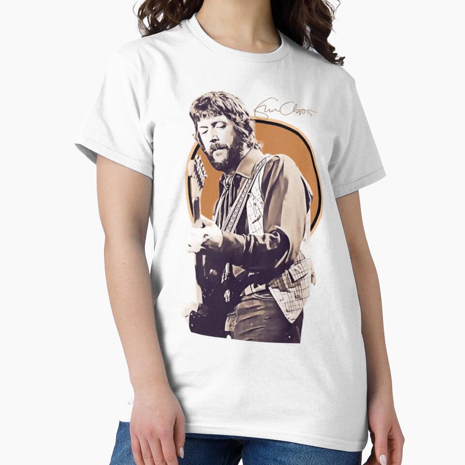 eric clapton – guitarist Oversized Vintage Portrait Electric Blues Style by cautrapinacka