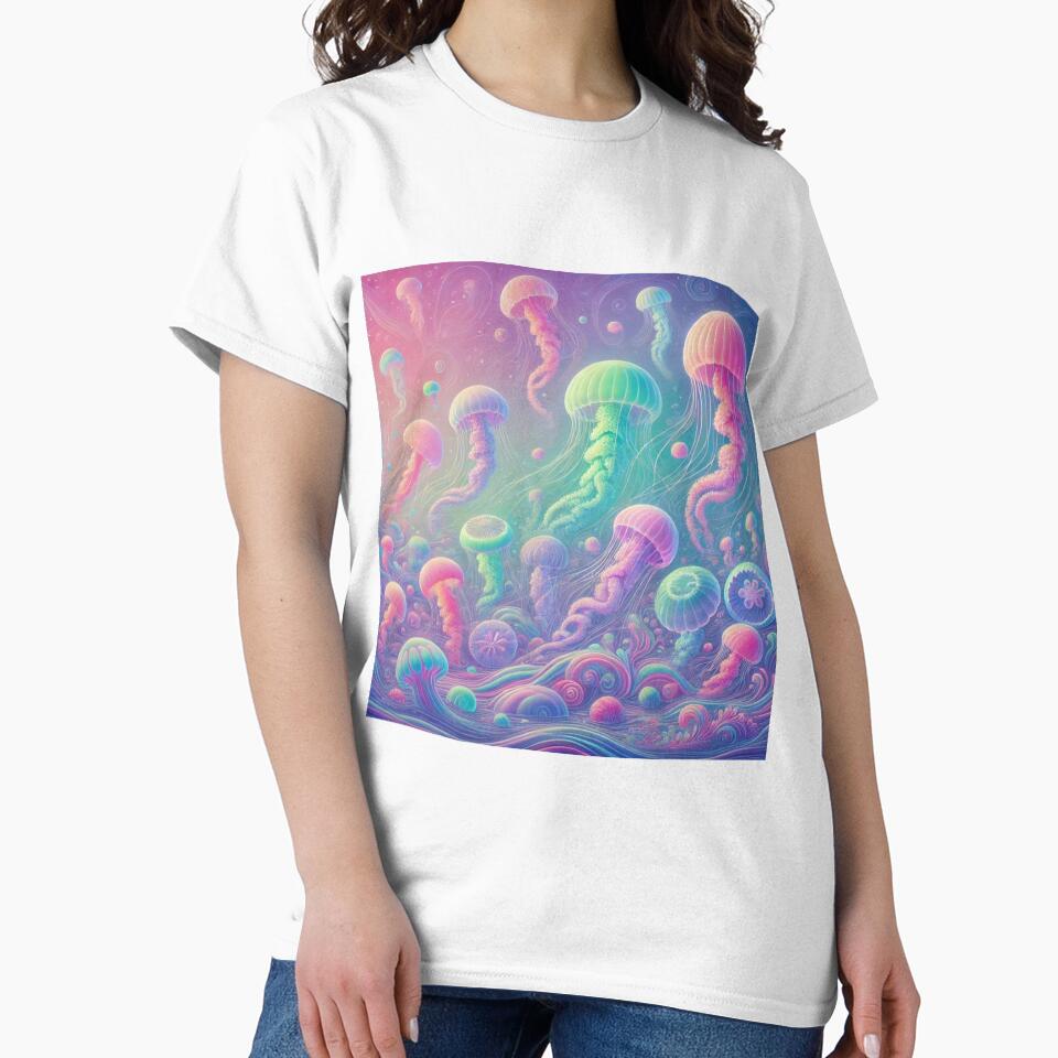 Peaceful Jellyfishes in Tranquil Ocean by kakasik