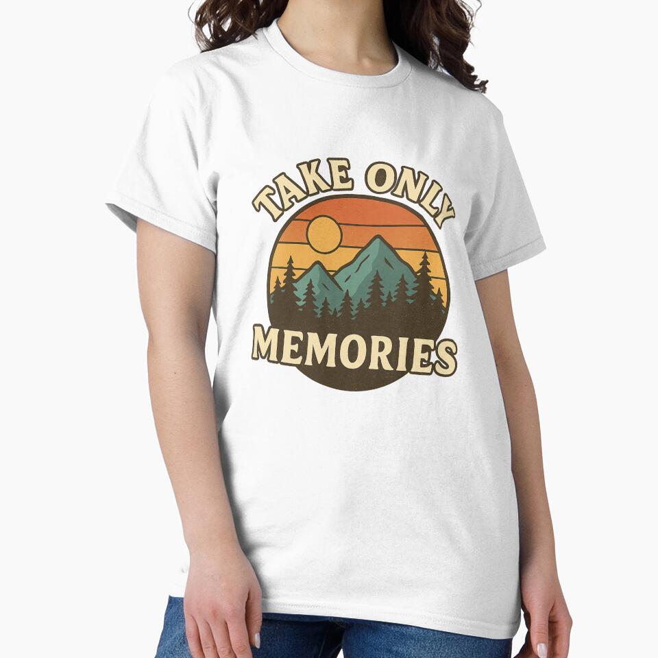 Take Only Memories – Retro Wilderness Adventure Design by TheRealJoshD