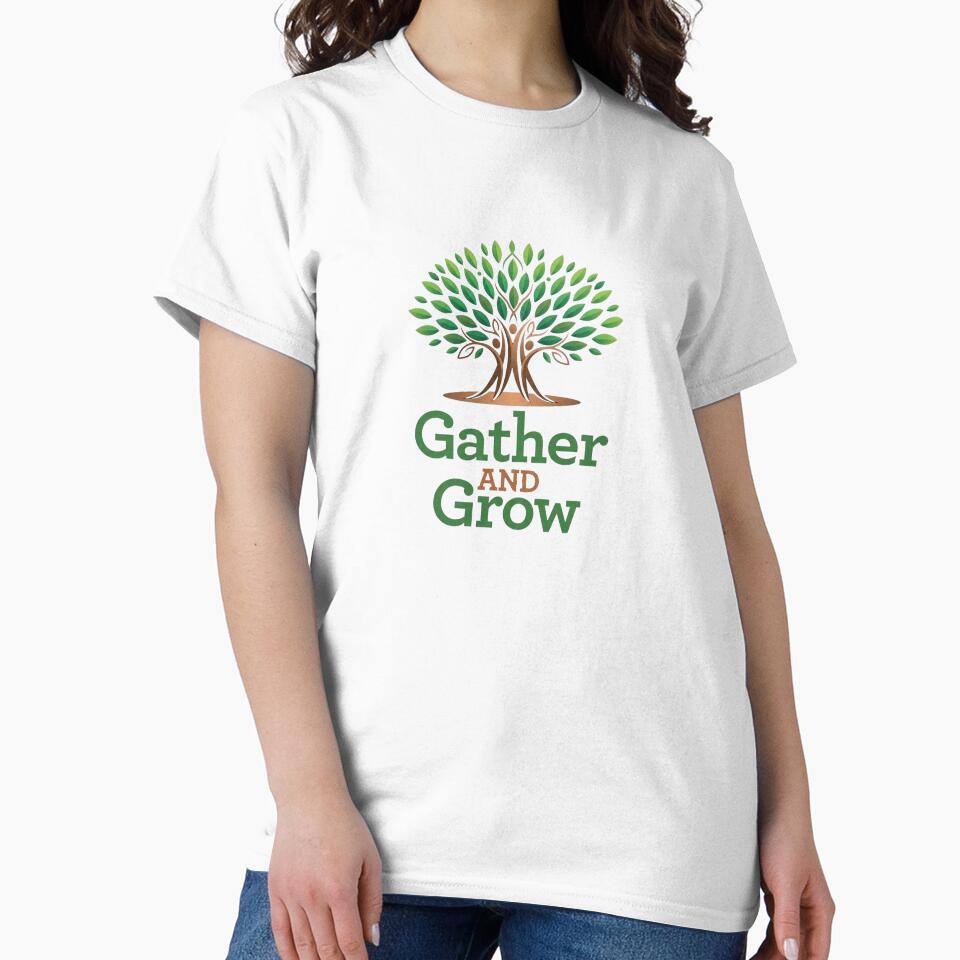 Gather and Grow Tree of Life - Community & Nature Logo by Mossypixels