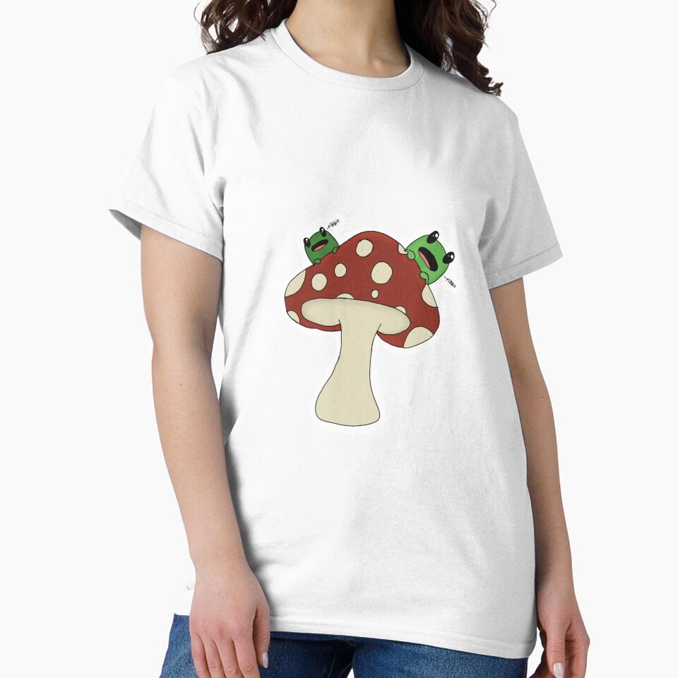 Two Frogs on a Mushroom by torilizmua