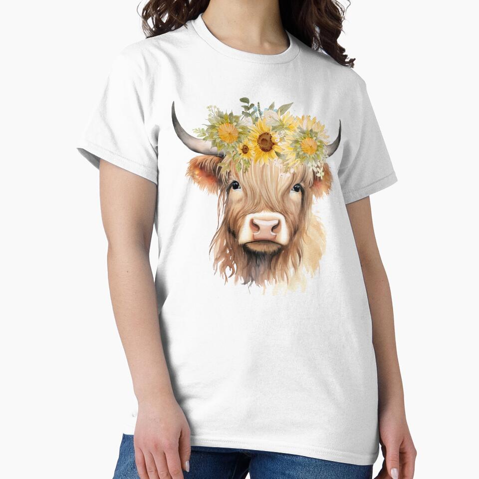 Cute Baby Cow Highland by LionessLove
