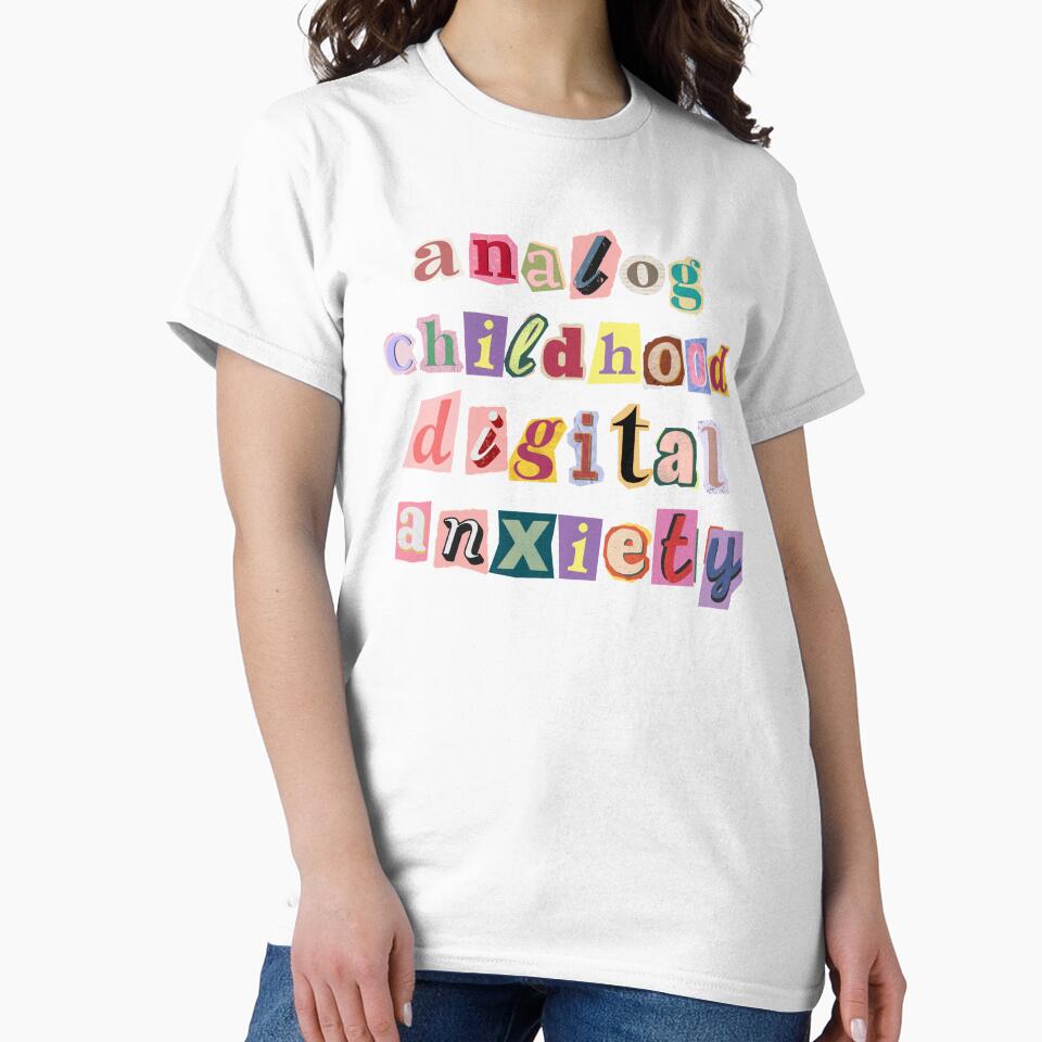 Zillennial Analog Childhood Digital Anxiety - Ransom Note Collage by Neurospicy Trolls