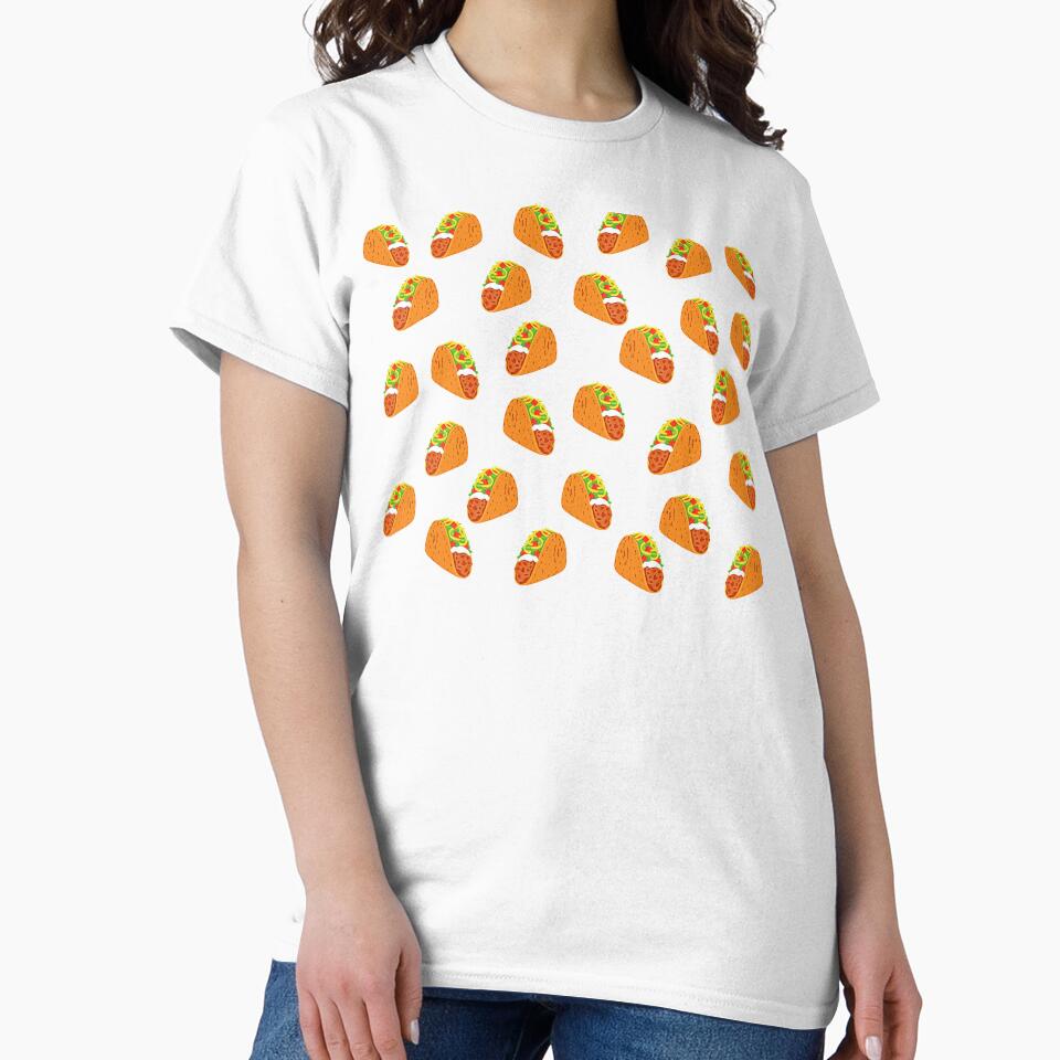 Tacos Taco Lover Funny Foodie - Taco Pattern by pcreations