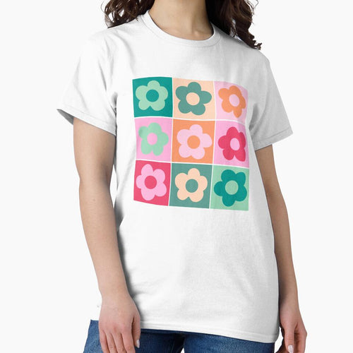 1970s retro floral pattern for the groovy flower child and cool plant mom. by SpringandHoney