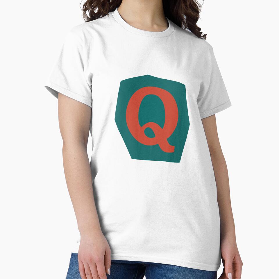 Letter Q - Colorful Cutout Paper Collage Alphabet Initial by uncoXab