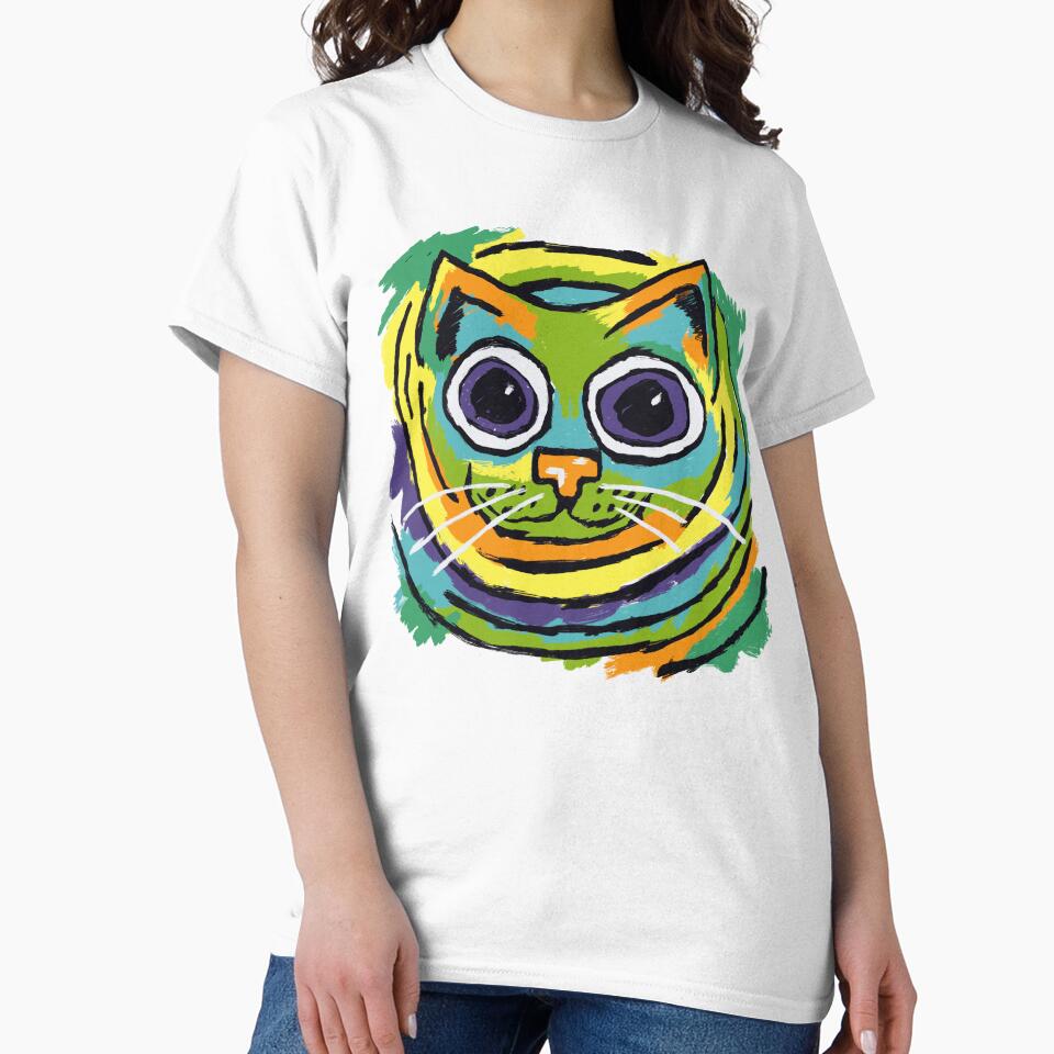 Big Colorful Tabby Cat by wildjellybeans