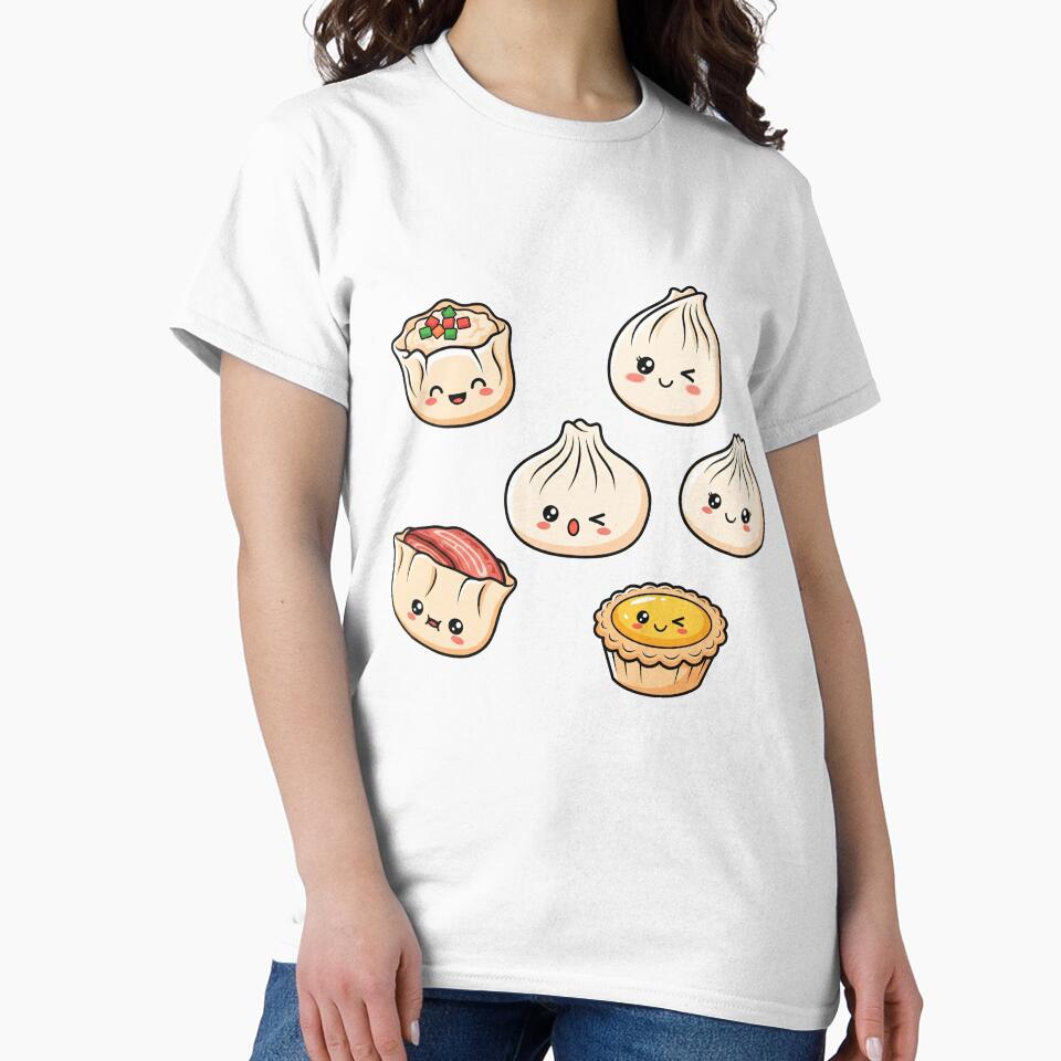 The Dim Sum Squad - Cute Kawaii Asian Food Design by Tropical art