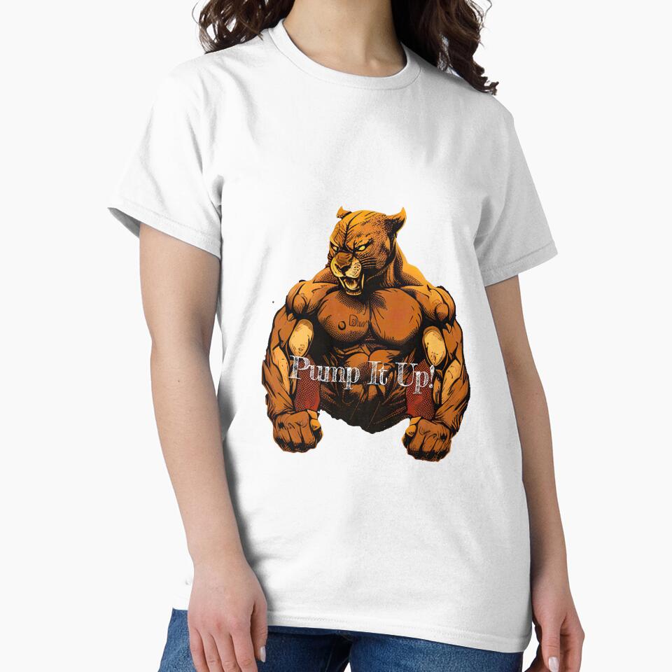 Pump It Up!DesignBodybuilding Fitness Gym Workout Exercise Merch Print Design by tengamerx