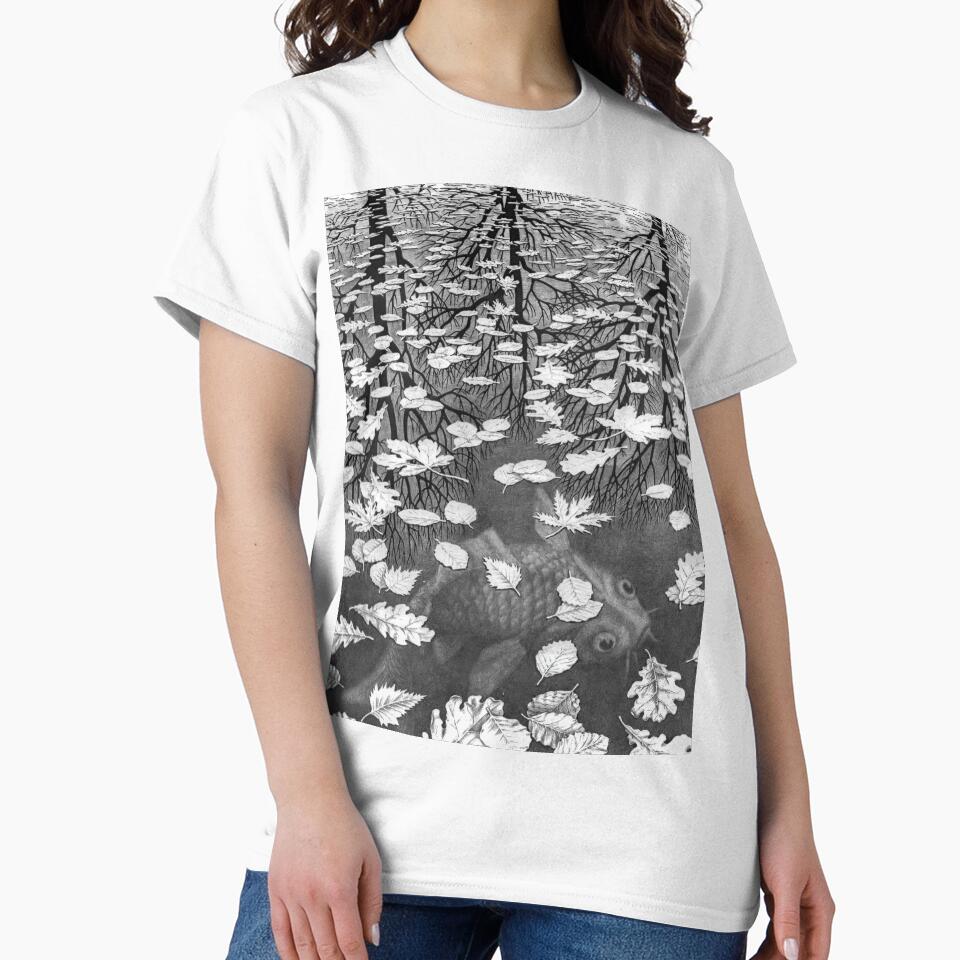 Three Worlds, by M.C. Escher by Gabriel S