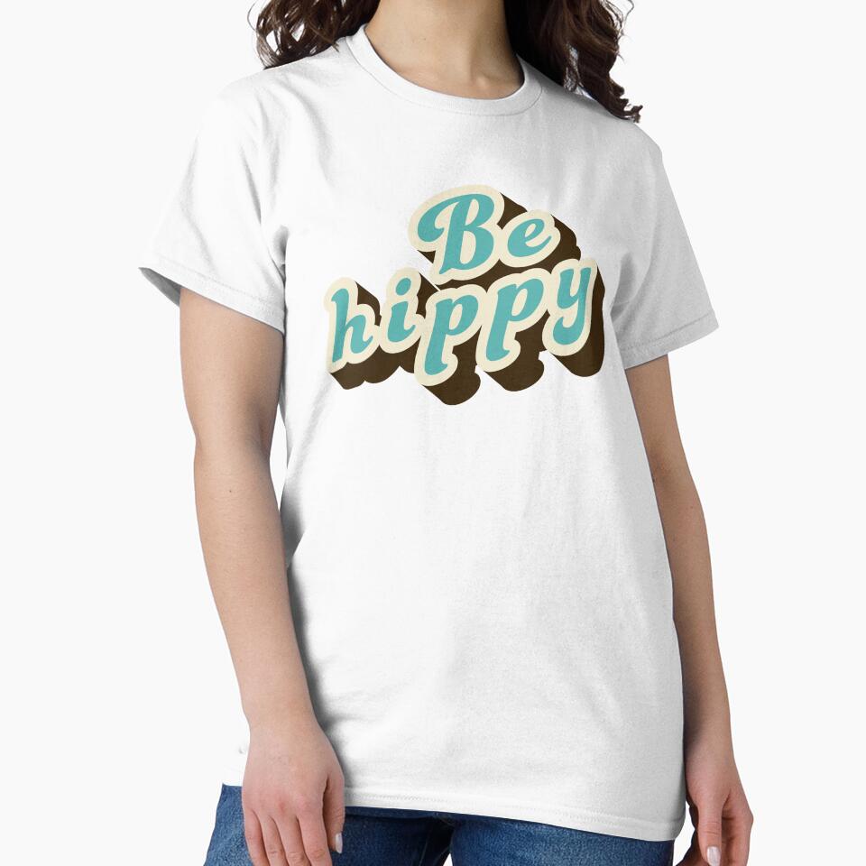 Be hippy Retro Sign by Urosek