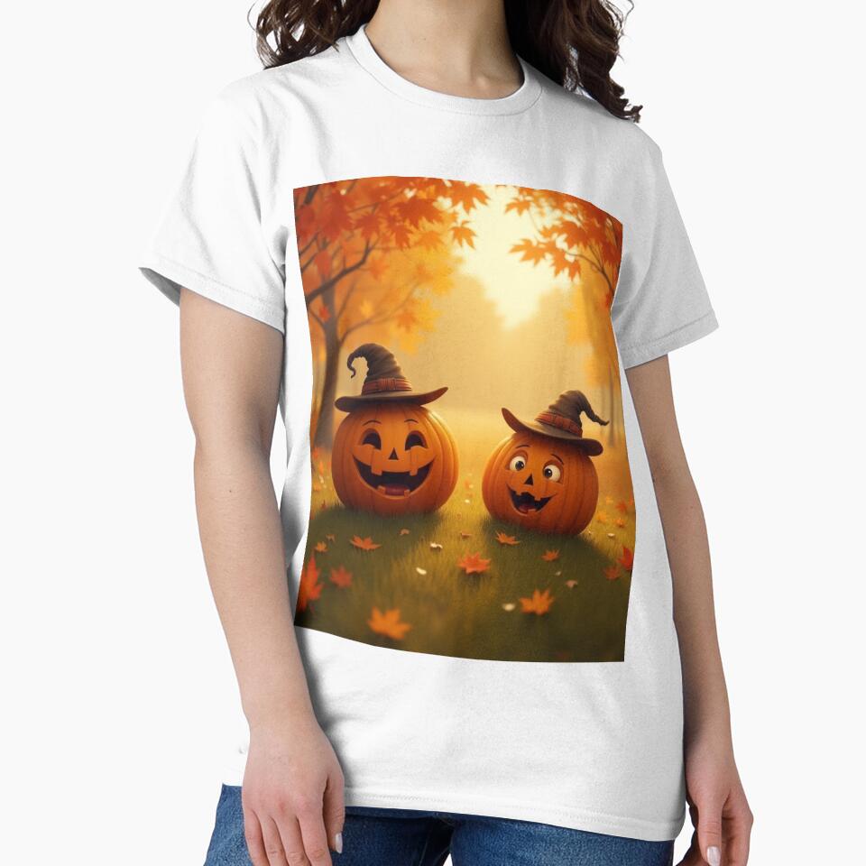 Kid Pumpkins in the Forest by MariaTheExpert