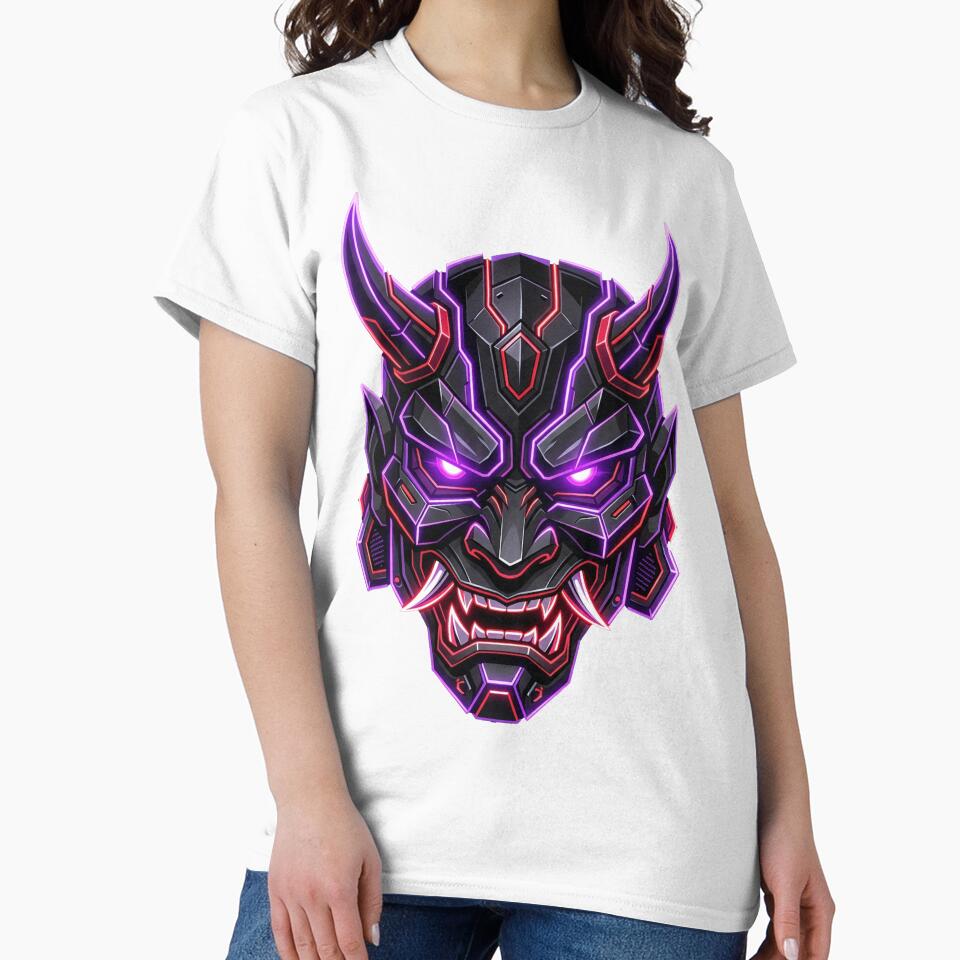 Cyber Oni Mask (Streetwear Style) by Stickersdevelop