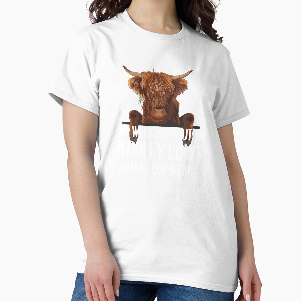 Woolly Brown cows Highland Cow humor by FarmsteadAcers