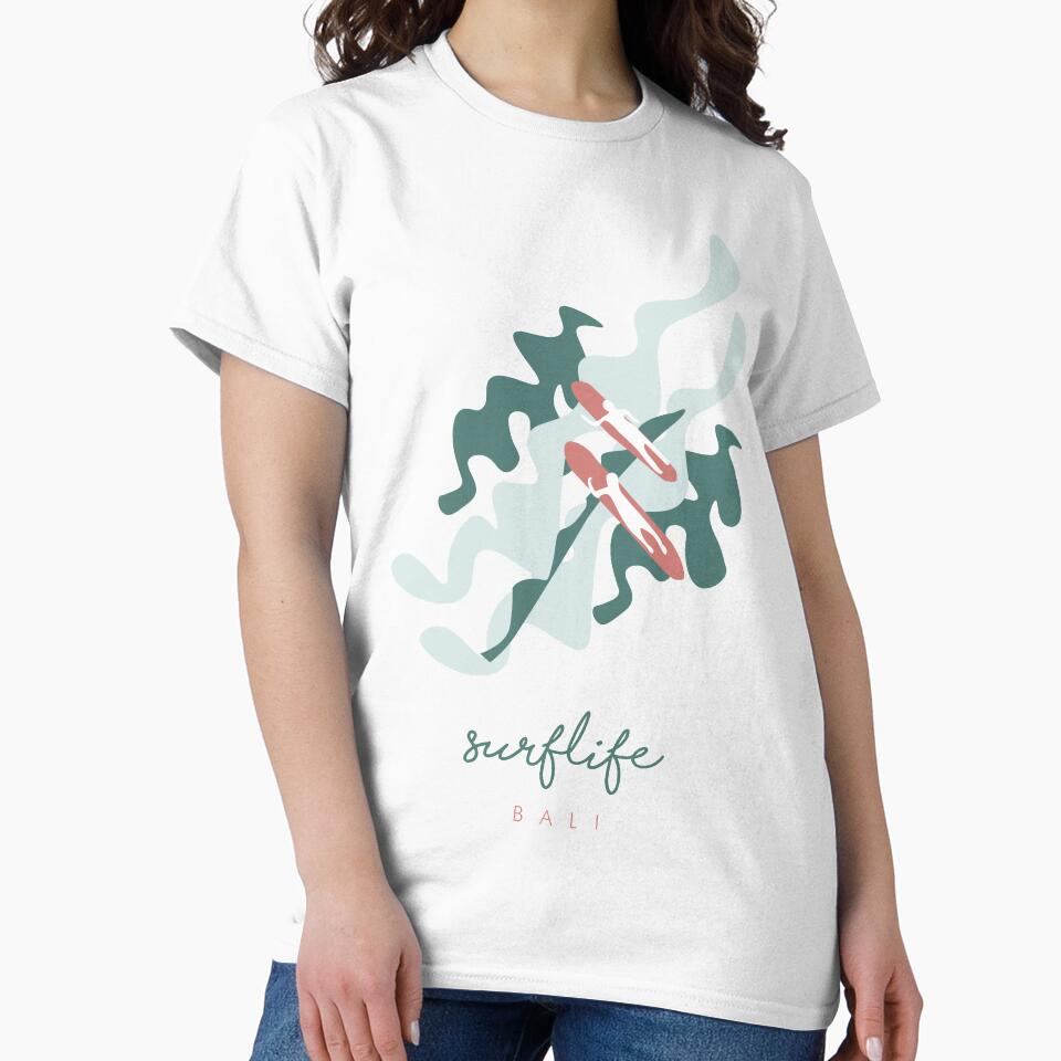Bali - Surf Life - Minimalist Design - Surfing by Tropical Blood