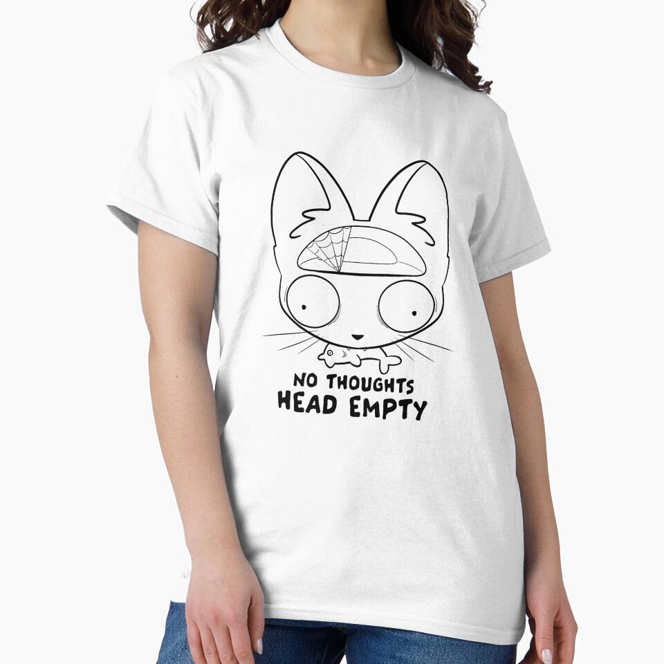 Head Empty - Black by Danni Doodles