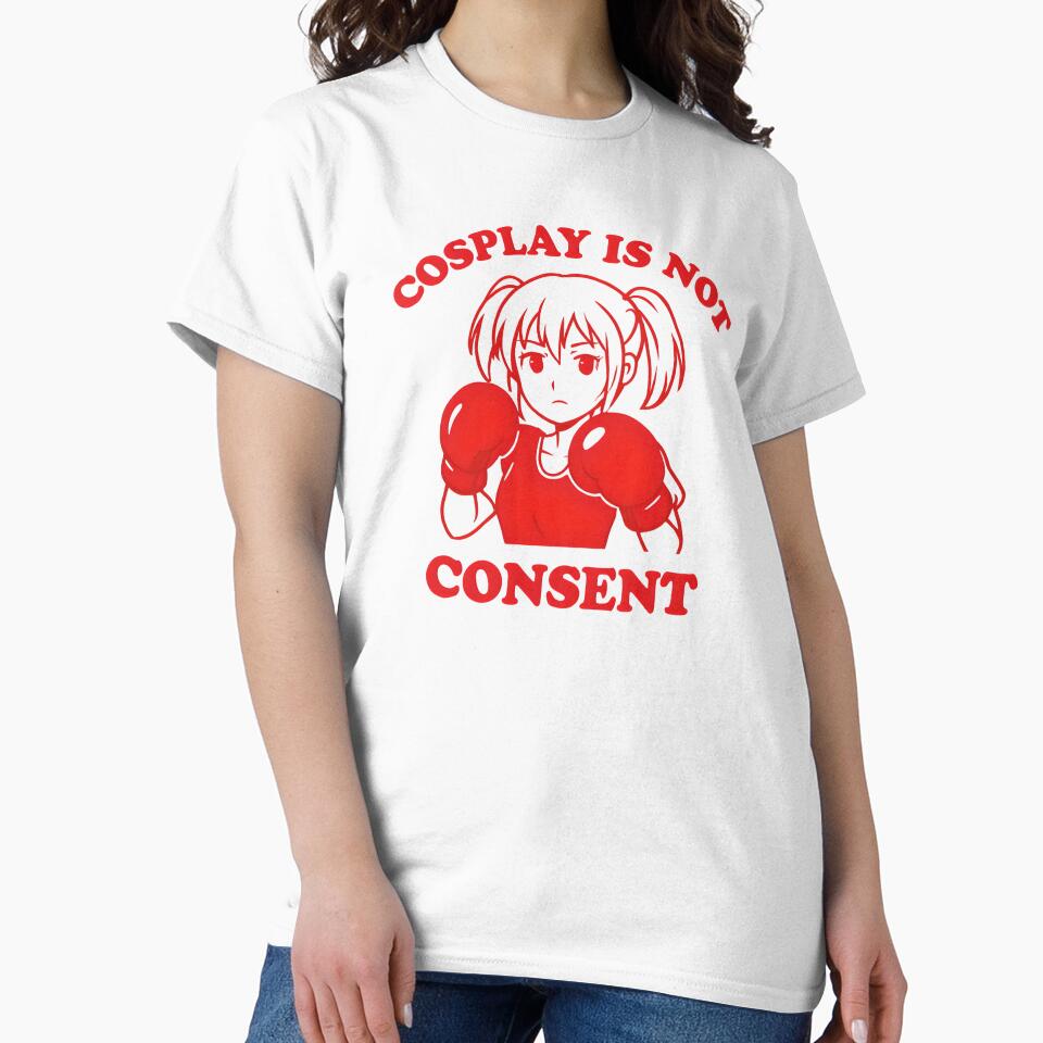 Kawaii Fighter Cosplay Is Not Consent - Girl Power by RockFireMerch
