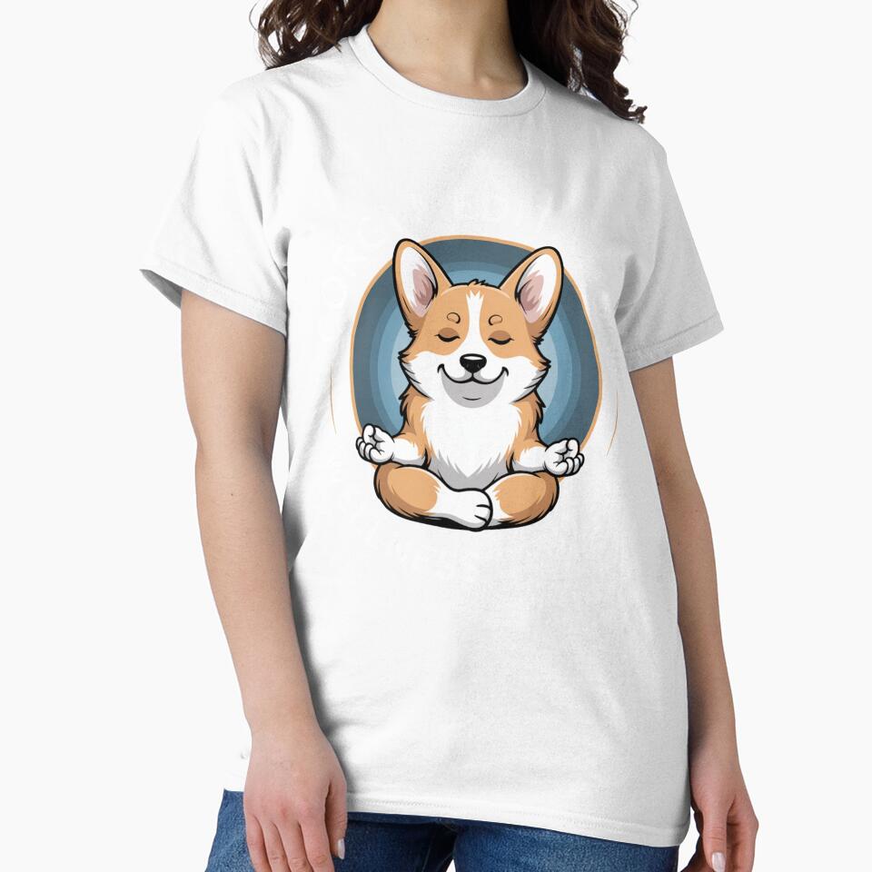 Corgi Meditation and Wellness Center Black Design by Peter Stawicki