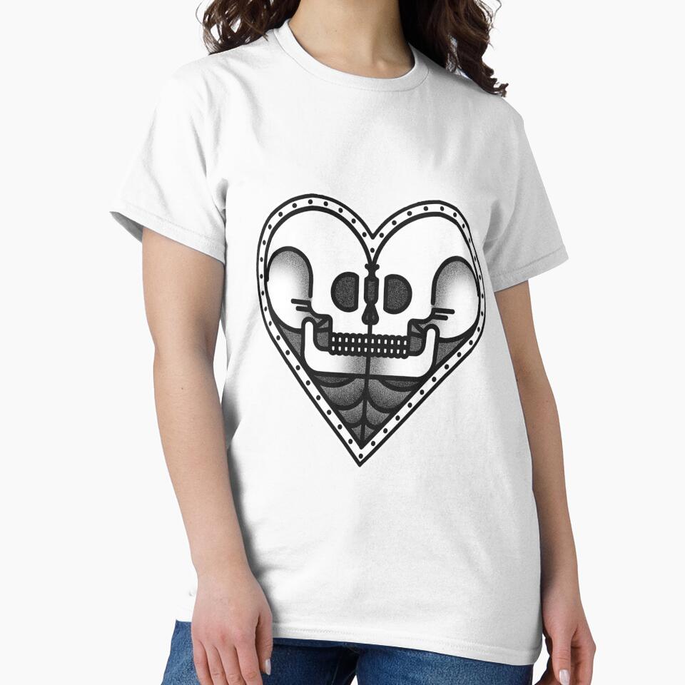 Heart Skulls Tattoo Design by Jahaziel Sandoval