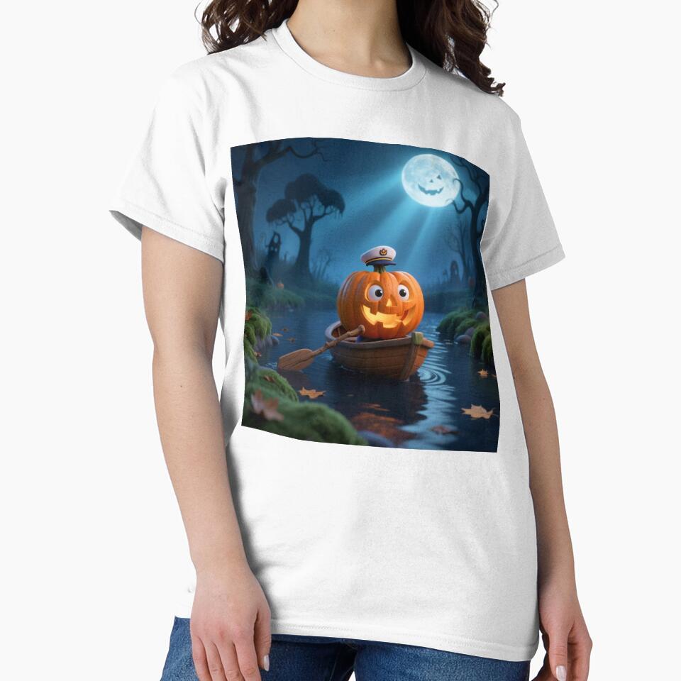 Happy Pumpkin floating by MariaTheExpert