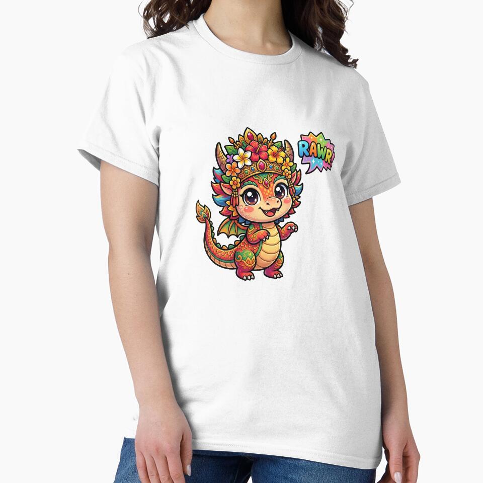 Barong Naga Cute Chibi Dragon Art by DuckOddity