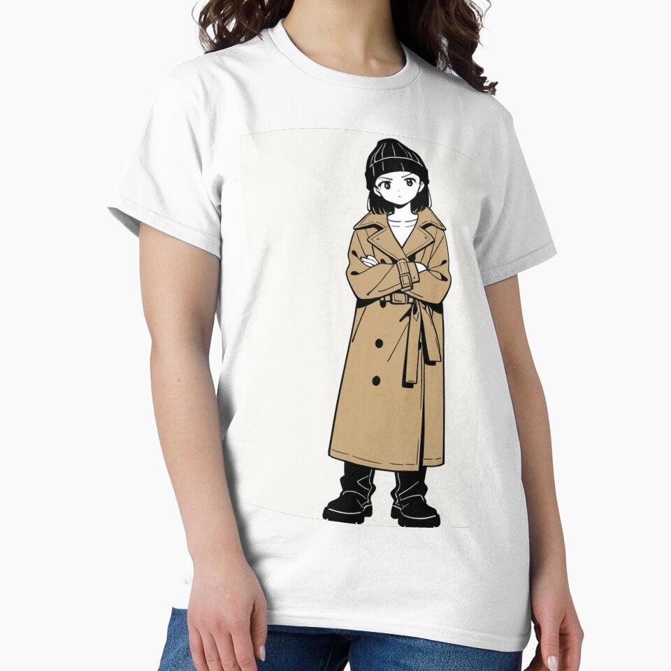 Fashion - Man in Brown Trench Coat Beanie Streetwear Anime by AnimeShin