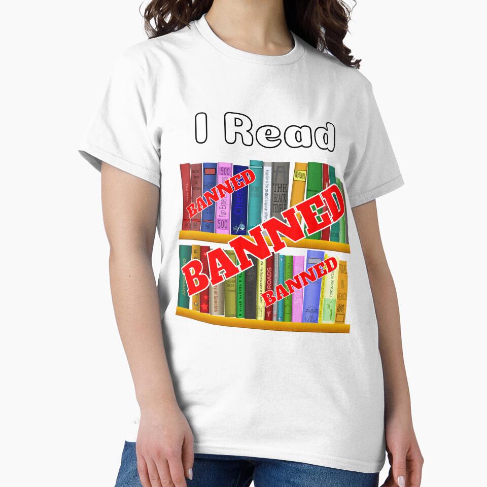 I Read Banned Books - Library World Book Day by Digitalme Designs