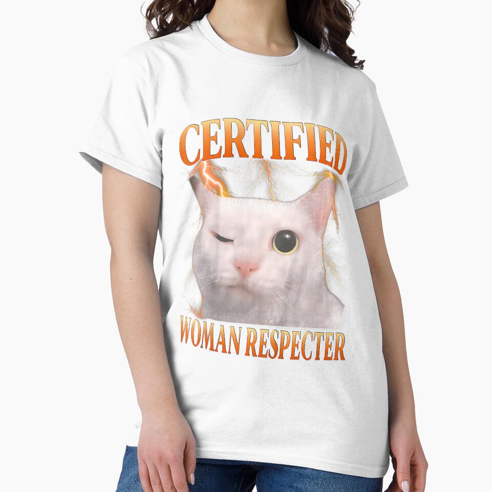Cat Meme Greetings Huzz Funny Cat Meme Bootleg Men Women by mjohnson9