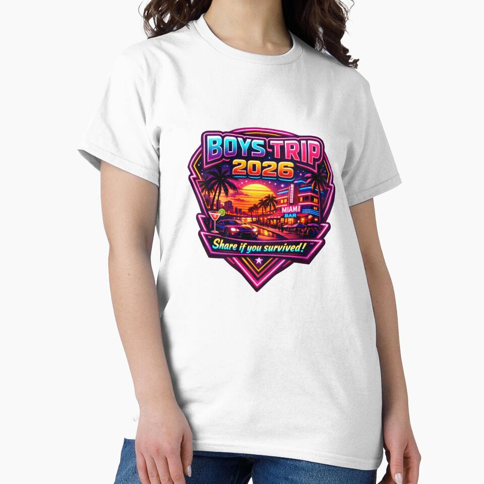 Miami Retrowave Boys Trip 2026 Synthwave Adventure by SplashTastic