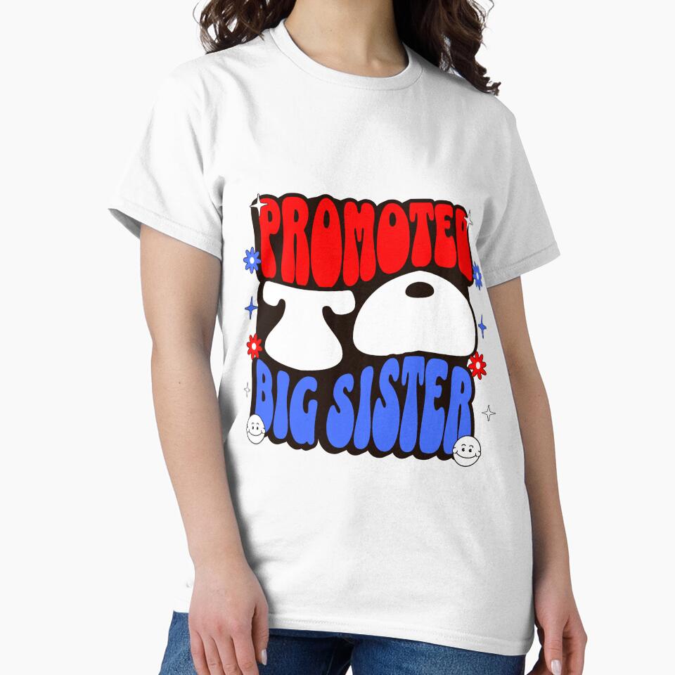4th Of July Patriotic Promoted to Big Sister Announcement by Nicole Creates