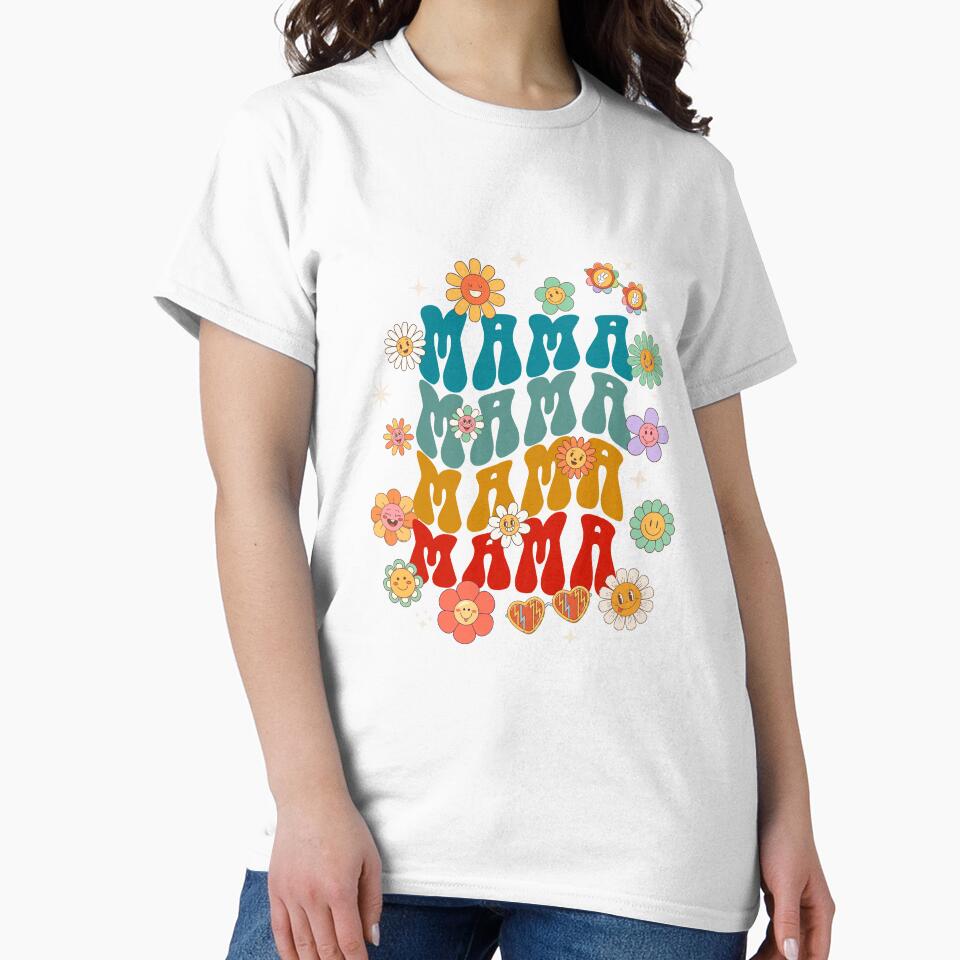 "Groovy Mama Love - Retro Flower Power Design" by Cgriffin18