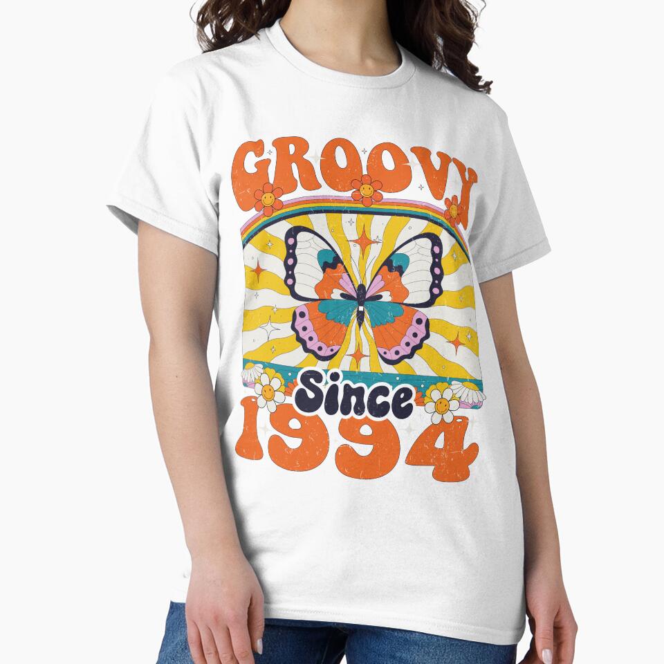 Groovy Since 1994 70s 60s Retro Birthday Party by Oddi-felixx