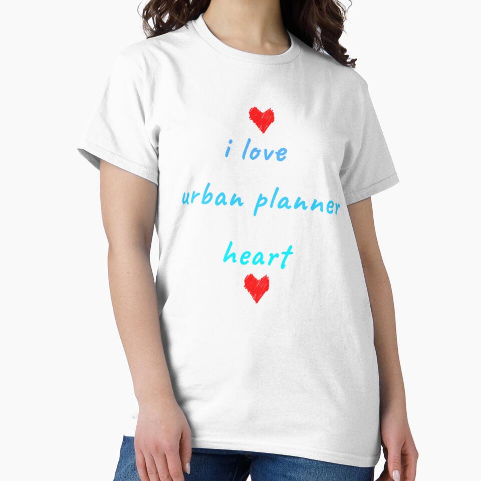 I love Urban Planner heart, urban planning valentines day gift by kerimbayram