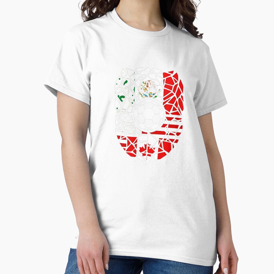 Mosaic Soccer Crest USA Canada Mexico Unity 2026 T-Shirt_82794688 by KTY-NUSS