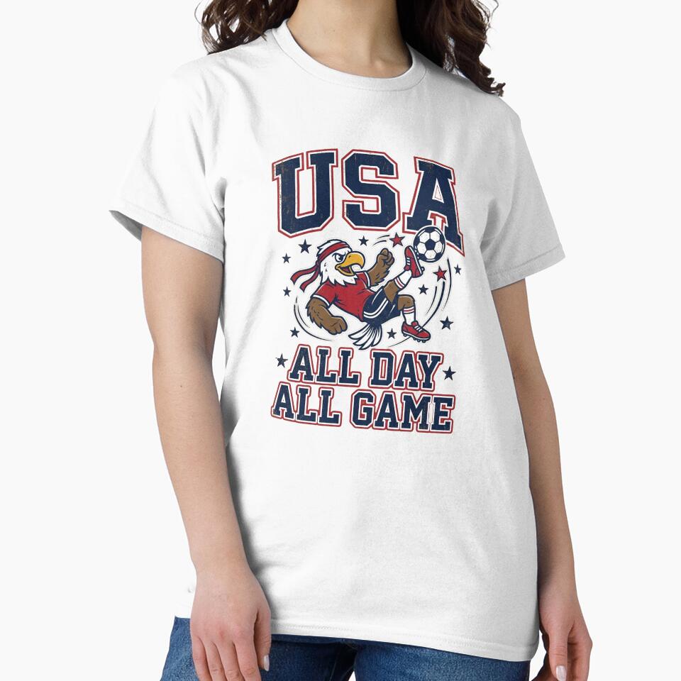 USA All Day All Game Soccer World Cup 2026 Eagle by PlushFutura