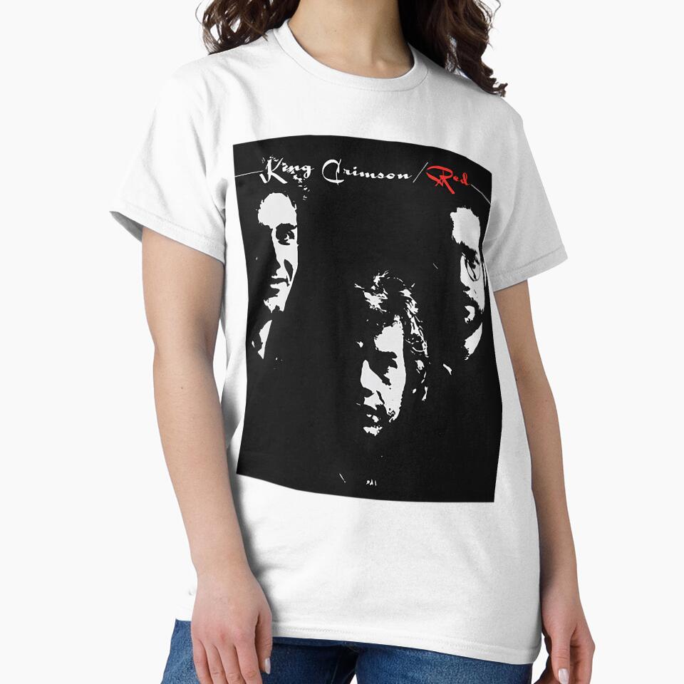 Progressive Rock Band Black and White Red by checkashirt