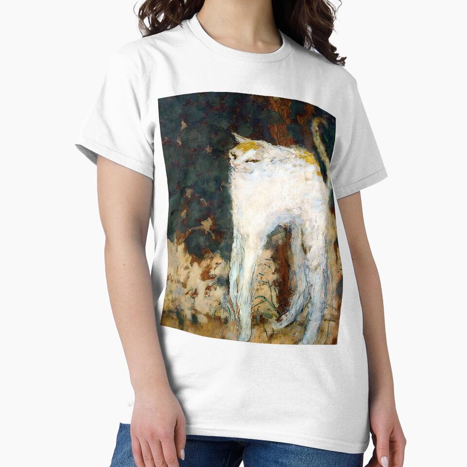 Pierre Bonnard - The White Cat by Jon-Baran