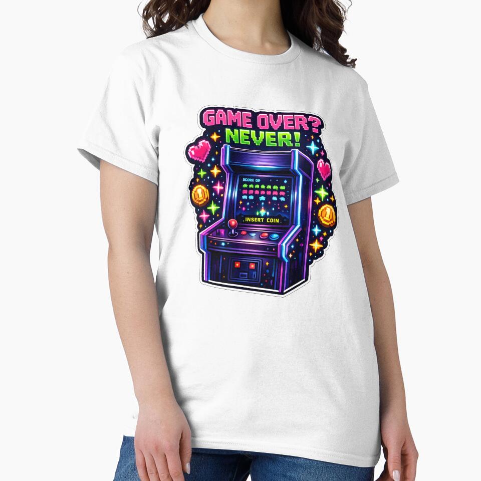 Game Over Never Retro Arcade by Orca Chuckle Studios